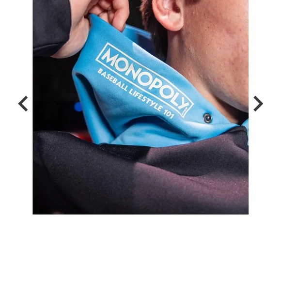 Baseball Lifestyle 101 x Monopoly, Boys XL Hoodie, Black with Blue accents, NWT - Picture 13 of 13